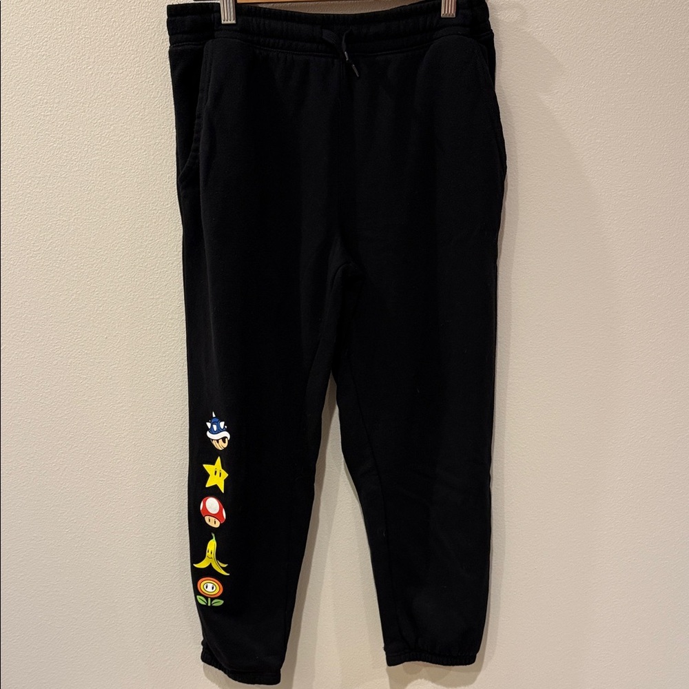 Kids Mario Kart Black Nintendo Sweatpants